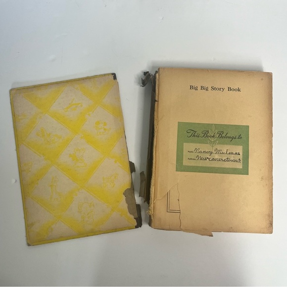 big big story book hard cover 1938 whitman publishing collect crafts repurpose - Picture 3 of 12